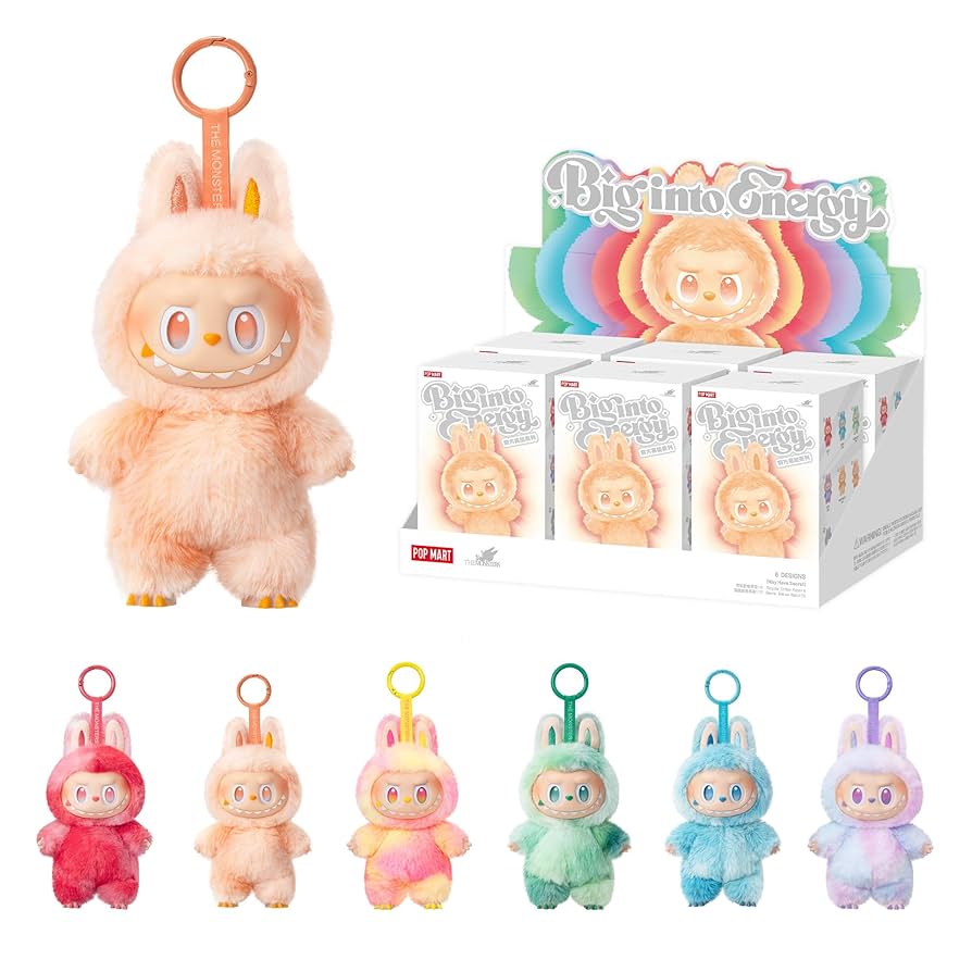 Labubu - The Monsters Big Into Energy Series Vinyl Plush Charm in Surprise Box