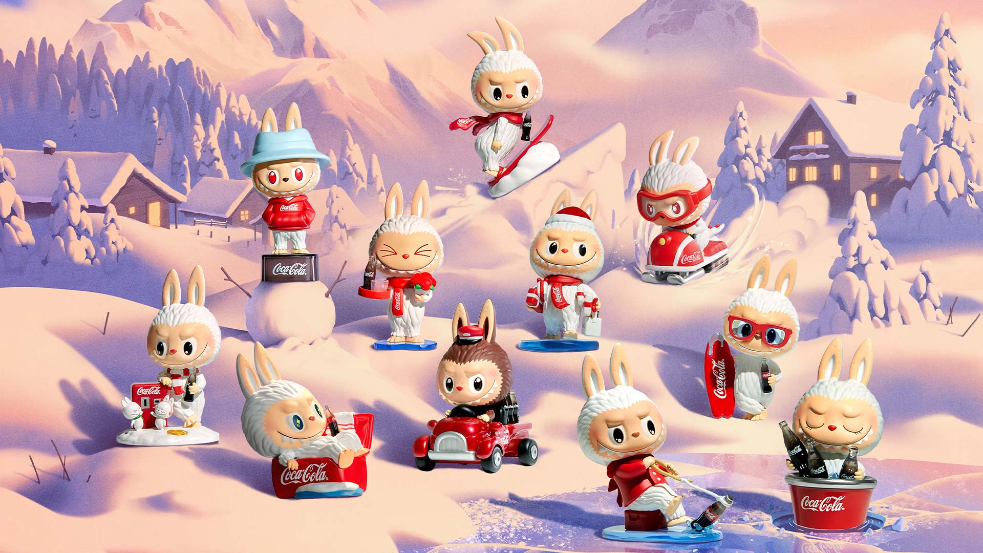 Labubu - The Monsters Coca-Cola Series, Blind Box Figures
